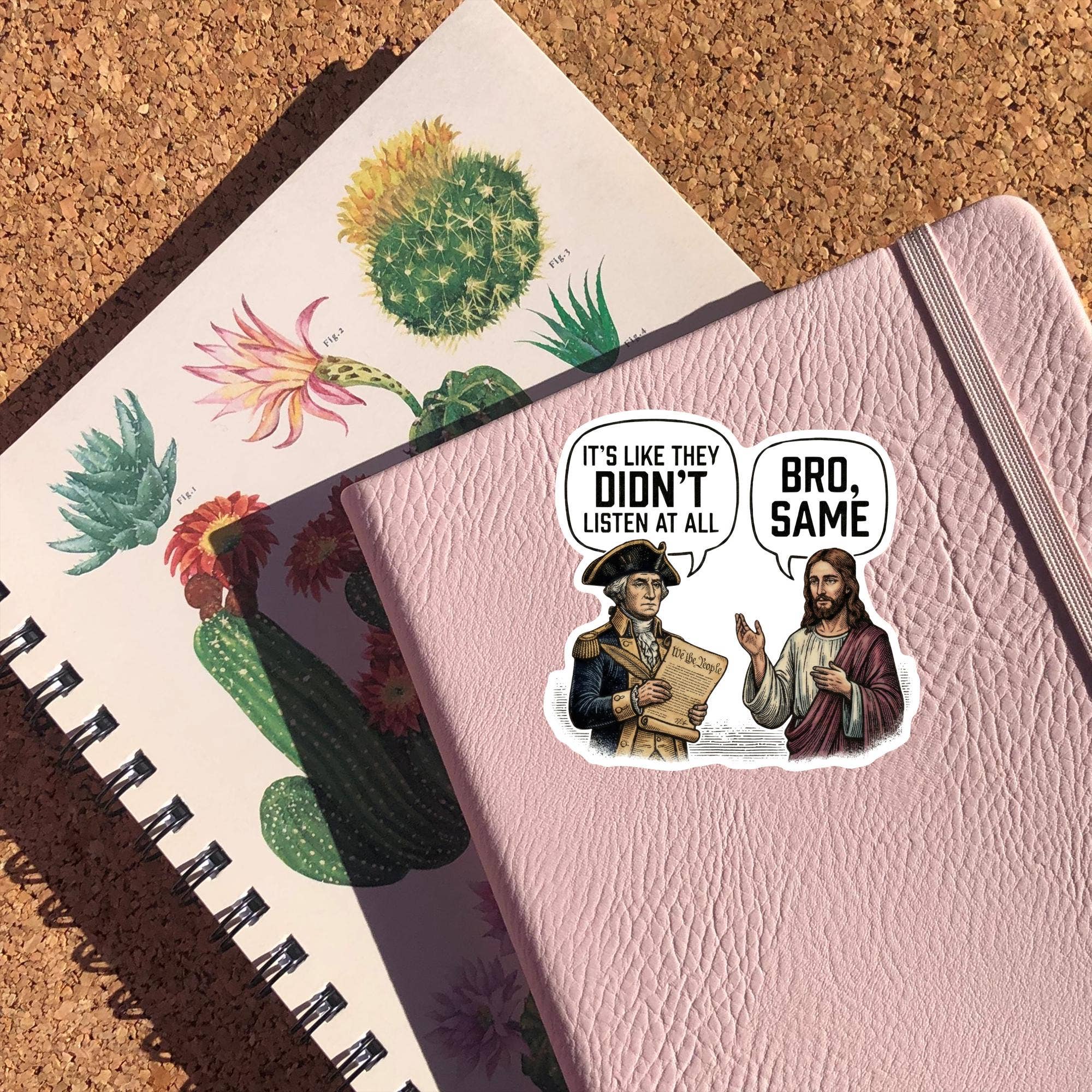 It's Like They Didn't Listen At All Sticker: 3 inch