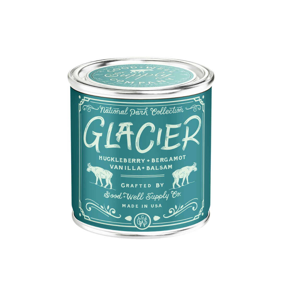 Glacier National Park | Huckleberry + Vanilla - 14oz Candle