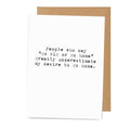 Go Big Or Go Home — Card Greeting Card Badass Collective