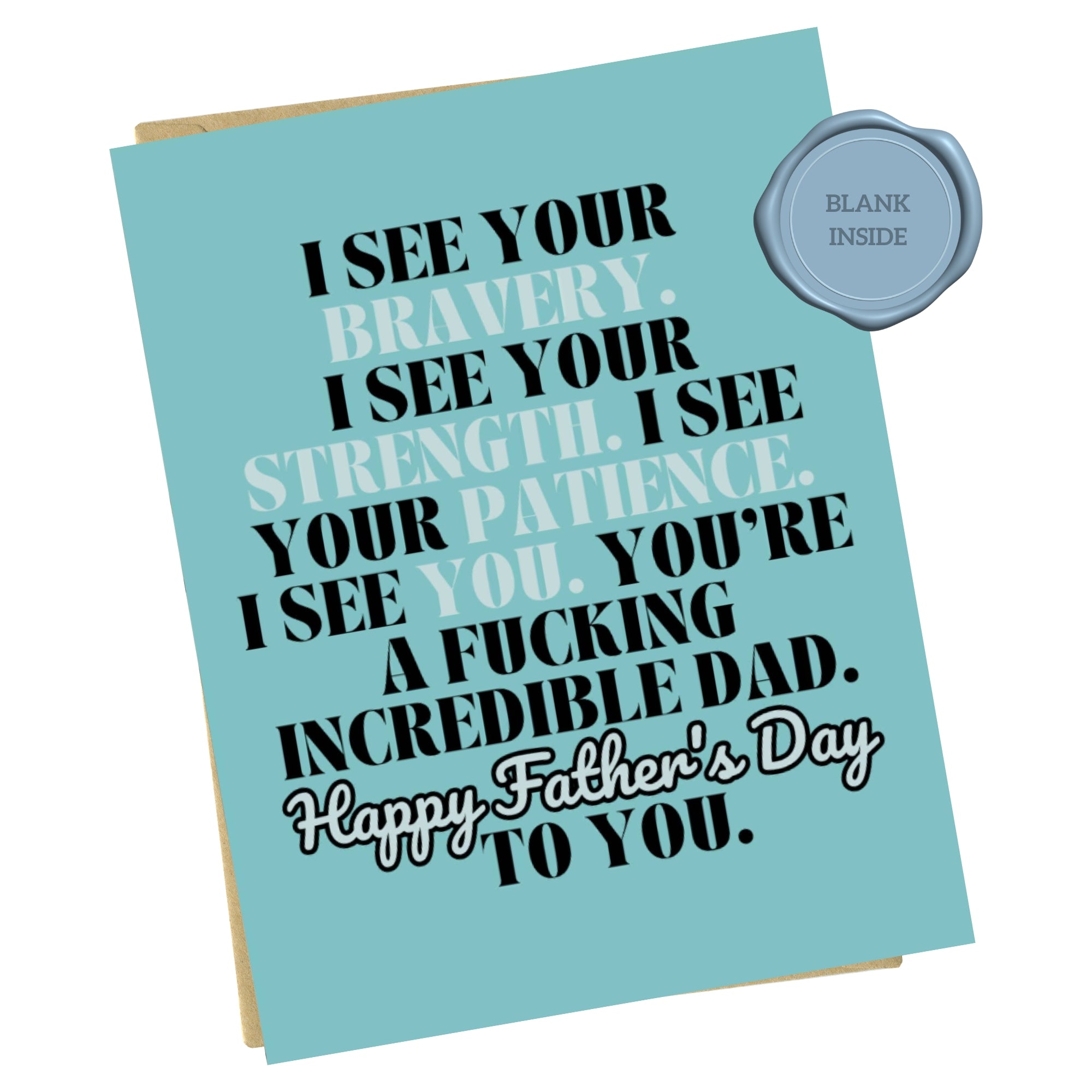 Incredible Dad - Father's Day Card