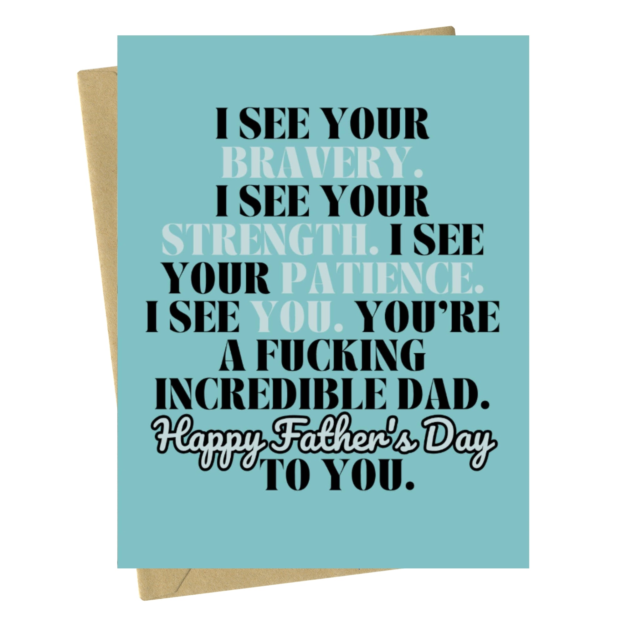 Incredible Dad - Father's Day Card