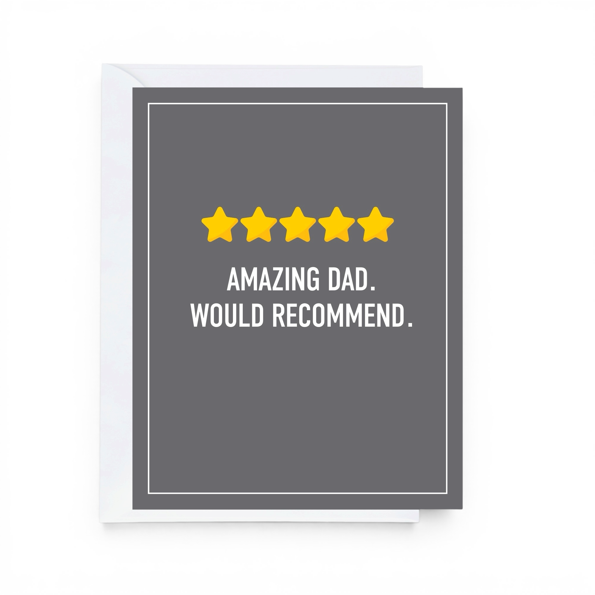5 Star Dad - Father's Day Card