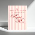 Amazing & Hot Mom - Mother's Day Card