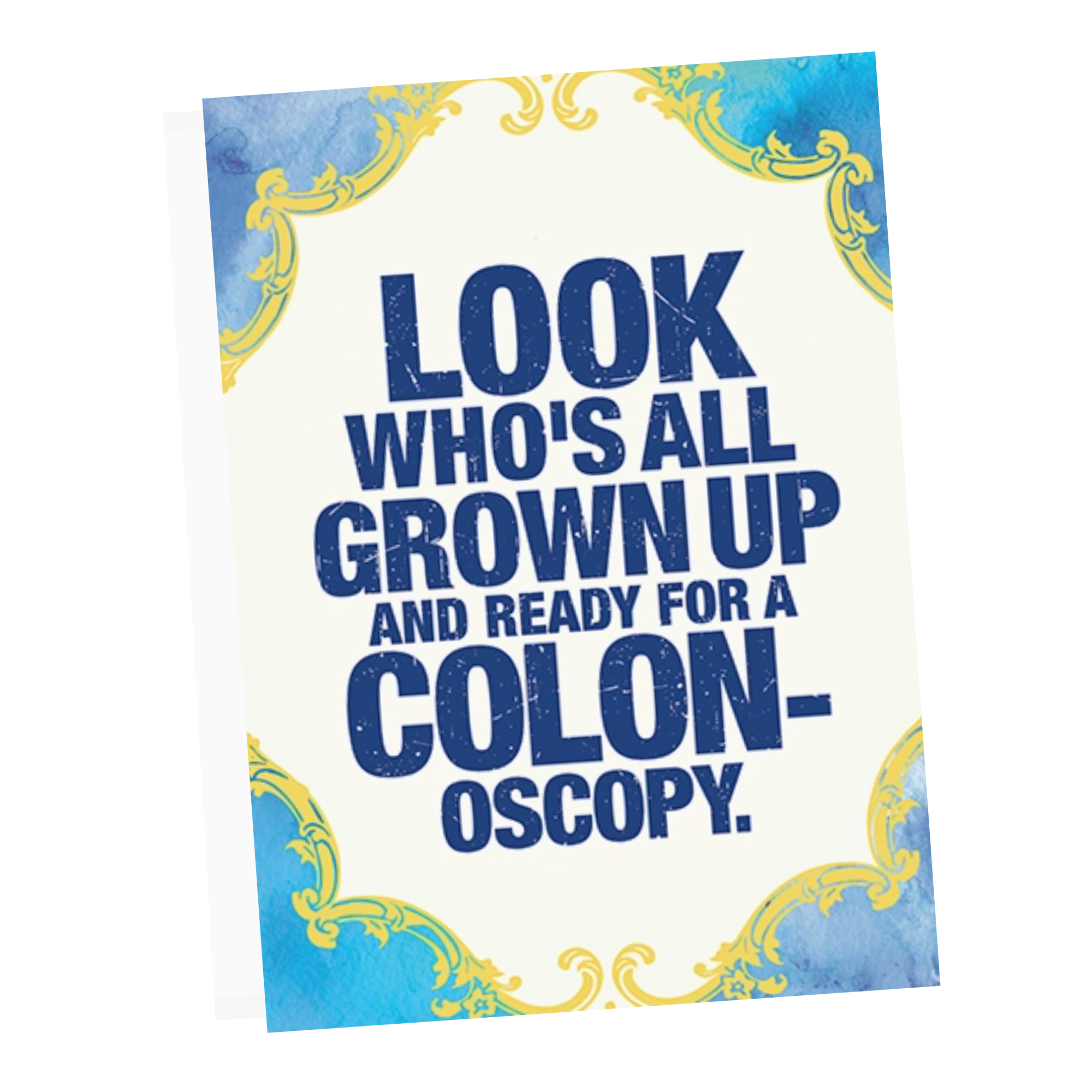 Colonoscopy - Birthday Card