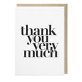 Thank You Very Much — Card Thank You Card Pike Street Press