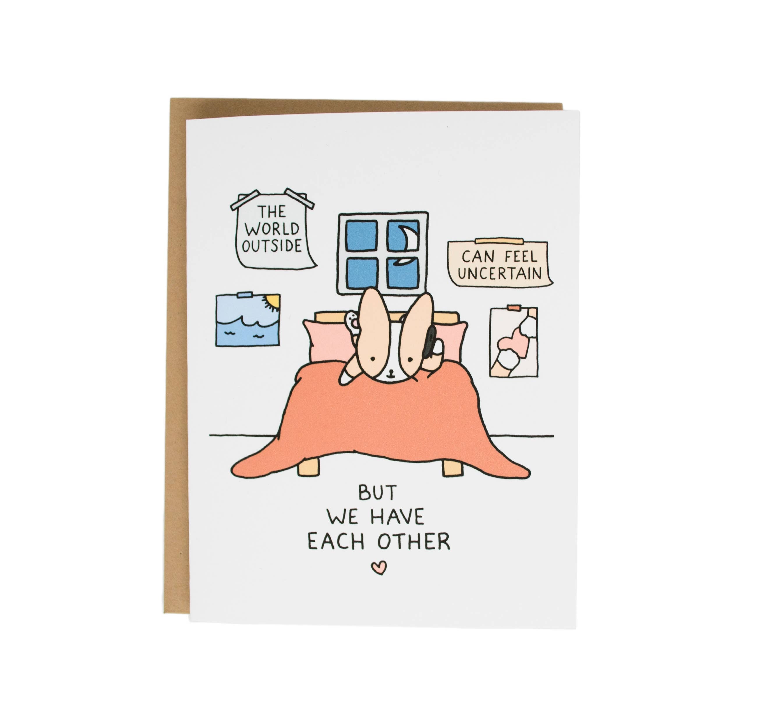 Uncertain World — Card Greeting Card Tiffbits